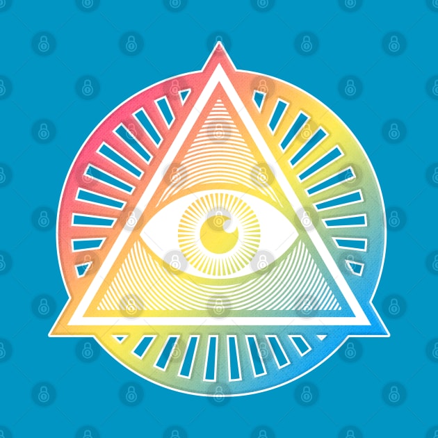 All-Seeing Illuminati Eye Symbol by DankFutura