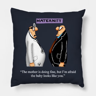 Funny Spectickles New Dad Humor Pillow