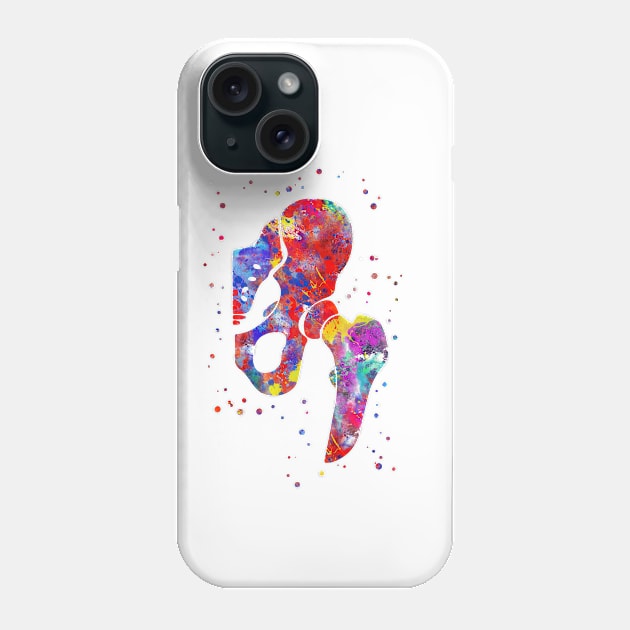 Hip joint Phone Case by RosaliArt