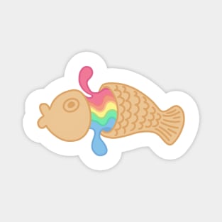 Pastel Rainbow Taiyaki Magnet