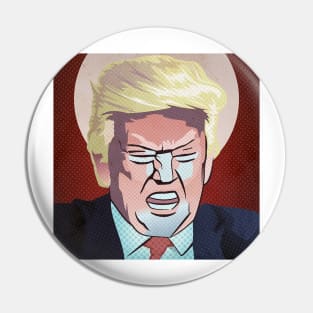 Angry Trump Pin