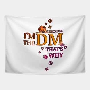 Because I'm the DM - Sunset vibe | Dungeon Master Guide | DnD Tapestry