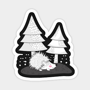 Hedgehog Drawing Magnet