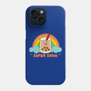 Super Shiok Bubble Tea Cute Colourful Rainbow Funny Singlish Phone Case