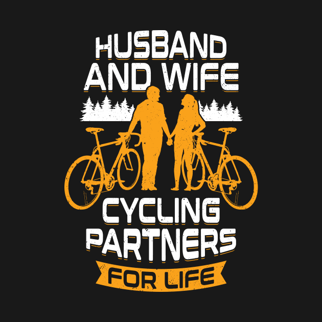 Husband And Wife Cycling Partners For Life by Dolde08