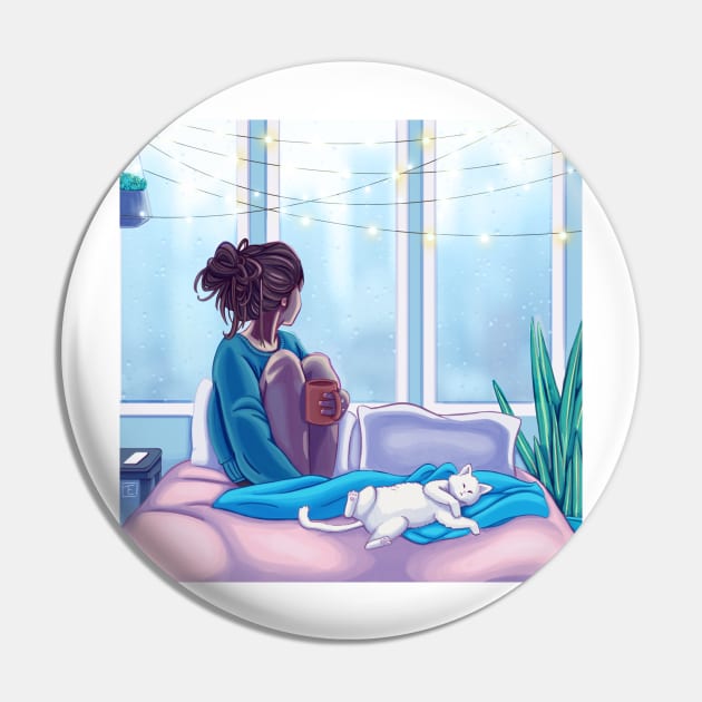 Rainy Day Pin by Tihara