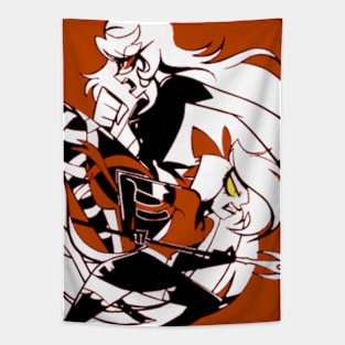 Hazbin Hotel Out for Love Carmilla and Vaggie Tapestry