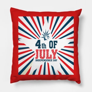 Fourth of July Celebration Apparels Pillow