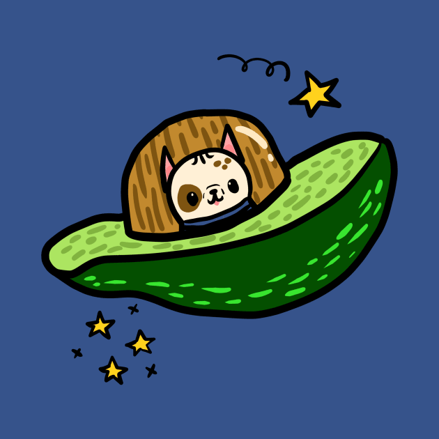 Avocadog Spaceship by Fluffymafi