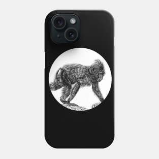 Sulawesi crested macaque baby Phone Case