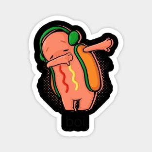 Dabbin Hot Dog Magnet