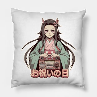 Nezuko and Music Pillow