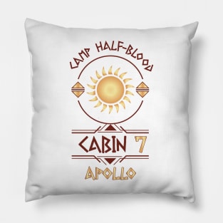 Cabin #7 in Camp Half Blood, Child of Apollo – Percy Jackson inspired design Pillow