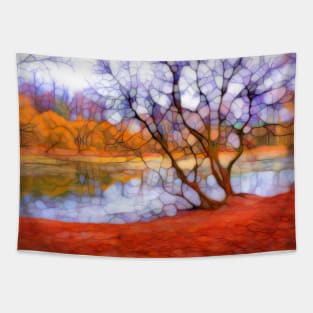 Autumn landscape impression Tapestry