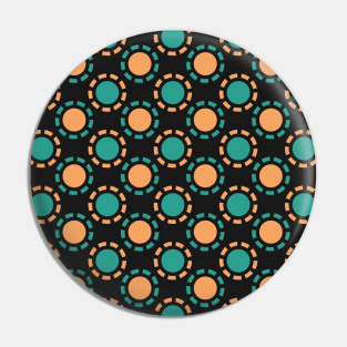 Colorful Circle Seamless Pattern 046#002 Pin