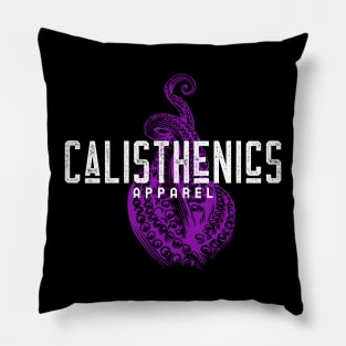 CALISTHENICS - purple octopus graphic Pillow