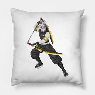 Gray Sound Man Pillow