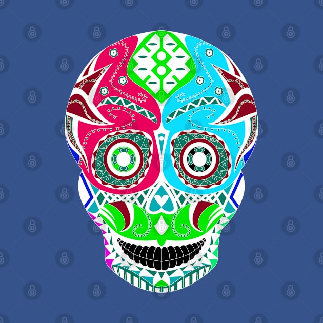 sugar skull of death ecopop by jorge_lebeau