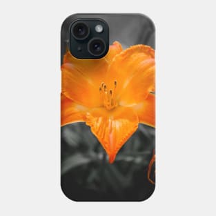 Orange Lily Flower Photograph Phone Case