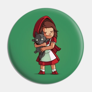 Little Red & Wolf Pin