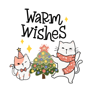 Warm Wishes Cat T-Shirt