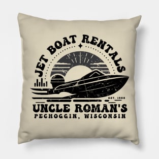 Uncle Roman's Jet Boat Rental v2 Pillow