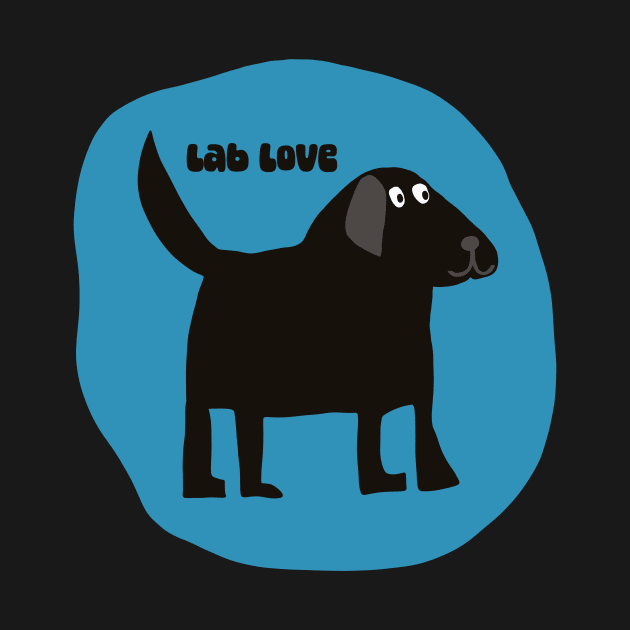 Lab love by Suzy Shackleton felt artist & illustrator