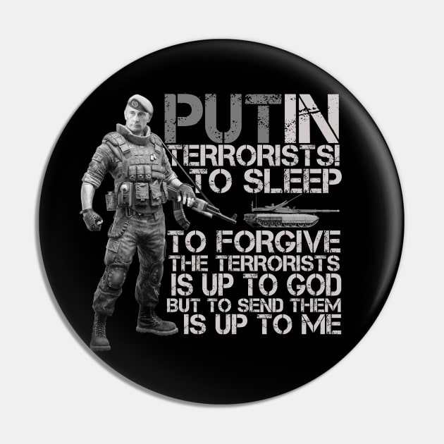 Putin Counter Terrorist Pin by Cholzar