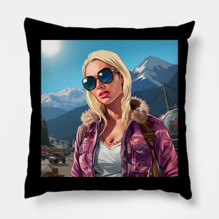 Alaska in GTA Pillow