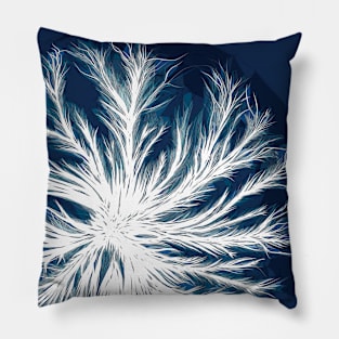 Mycelium in Petri dish (graphic) Pillow