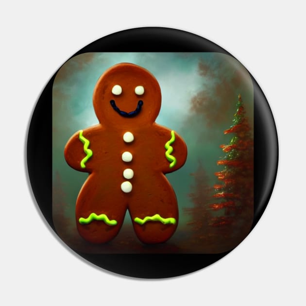 Gingerbread man Pin by KK-Royal