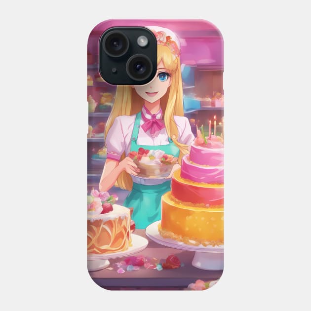 Chibi Cakes: Adorable Phone Case by animegirlnft