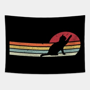 Cat Retro Tapestry