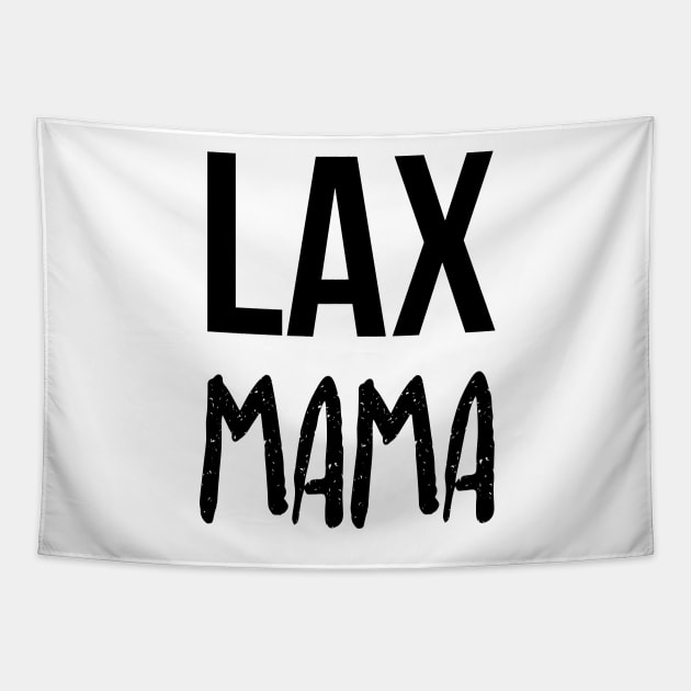 LAX Mama - Lacrosse Sports Team Kids Adult Tapestry by PozureTees108