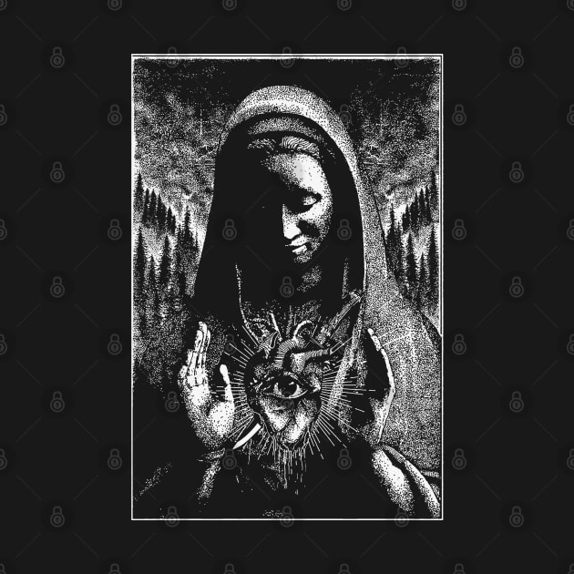 Mother Mary Can See From Her Heart by iwodemo