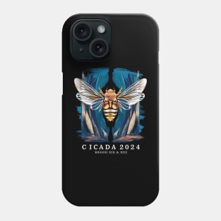 "Cicada 2024 Brood XIX & XIII" Tee - Excellent design Phone Case