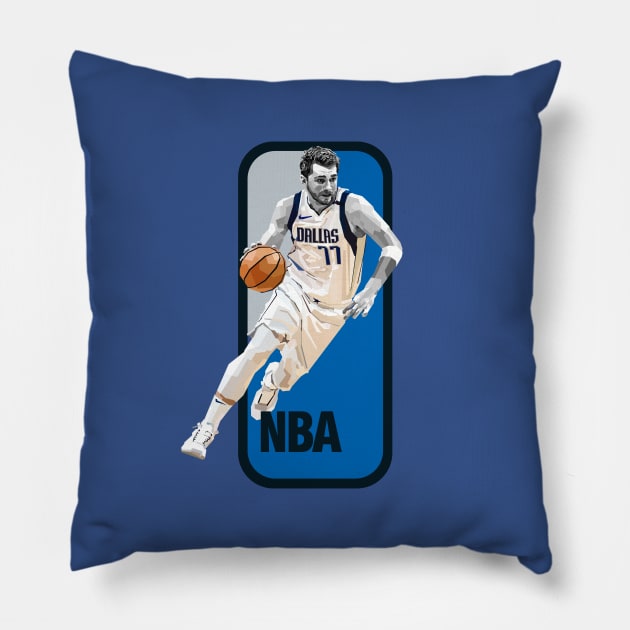 Luka Doncic NBA Pillow by awangwidyatama