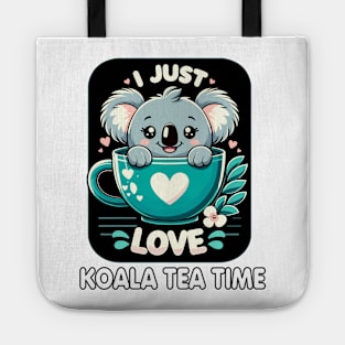 Cuddly Koala Tea Time: Adorable Teacup Hug Tote