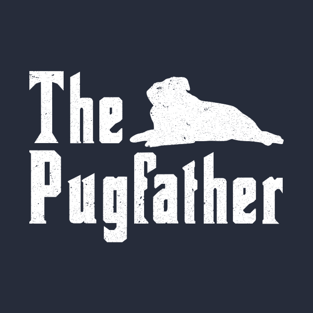 Funny Pug Owner Shirt The Pugfather Pug Father Gift by maelotti22925