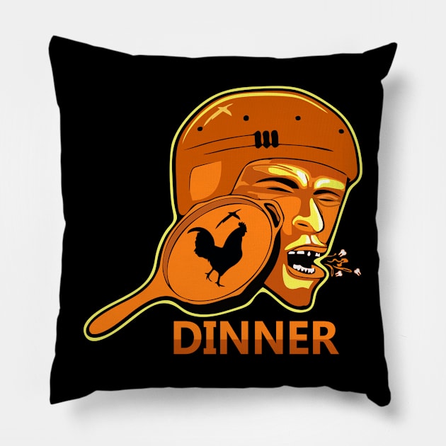 PUBG chicken dinner Pillow by TrendsCollection