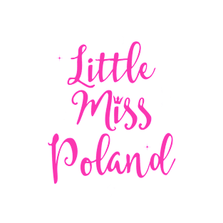 Little Miss Poland Pink T-Shirt