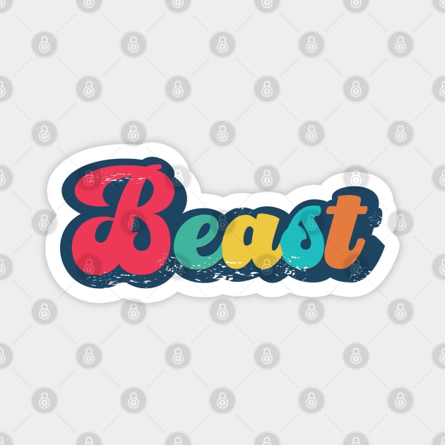 Beast In Color Magnet by SharksOnShore