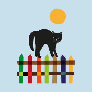 Cat on the fence T-Shirt