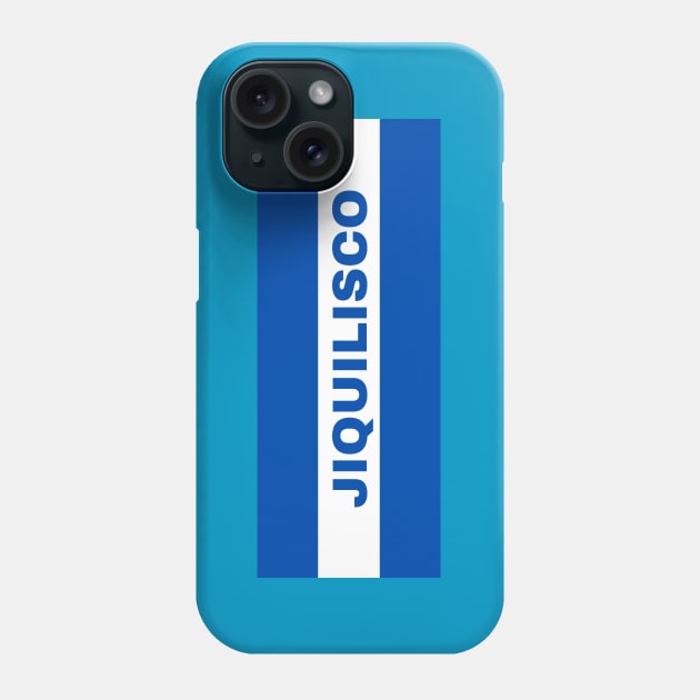 Jiquilisco City in El Salvador Flag Colors Phone Case by aybe7elf