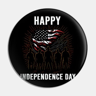 independence day veteran design Pin