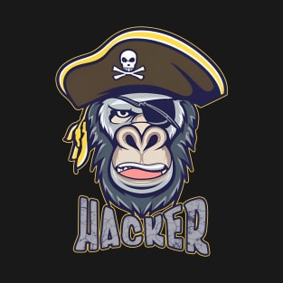 Hacker -  Pirate Gorilla T-Shirt