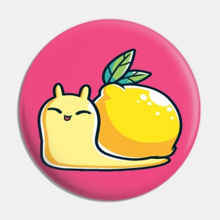 lemon snail Pin