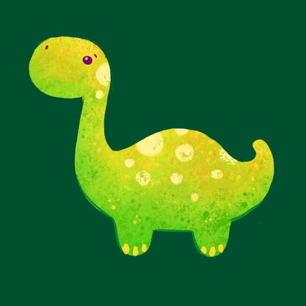 Cute Little Dino by Alexandra Franzese