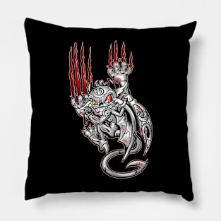 Halloween - Gargoyle demon red Pillow