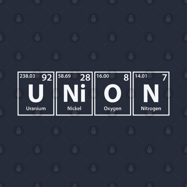 Union (U-Ni-O-N) Periodic Elements Spelling by cerebrands